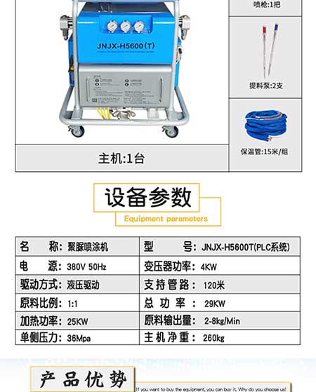 H5600(T)PLC編程聚氨酯噴涂設備 -3